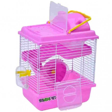 Jaula hámster minito rosa