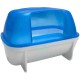 Bañera casa para hámster azul