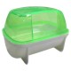 Bañera casa para hámster verde
