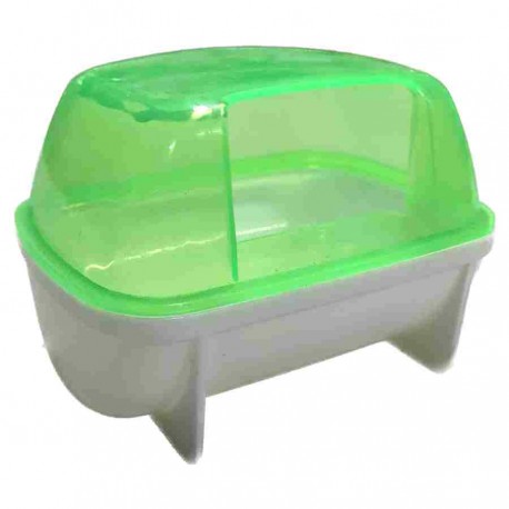 Bañera casa para hámster verde