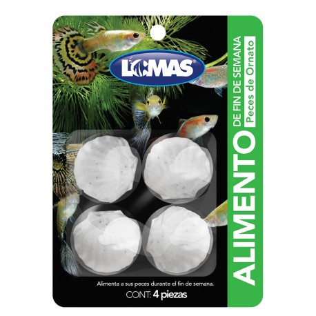 Alimento de vacaciones para peces